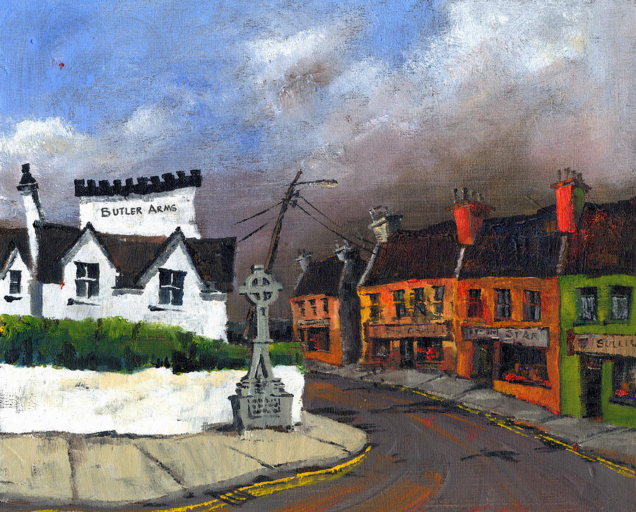 Waterville, Butler Arms, Kerry Painting by Val Byrne