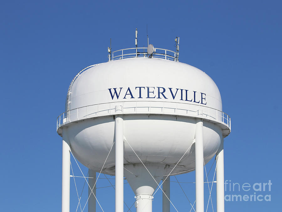 Waterville Water Tower 4431 Photograph by Jack Schultz