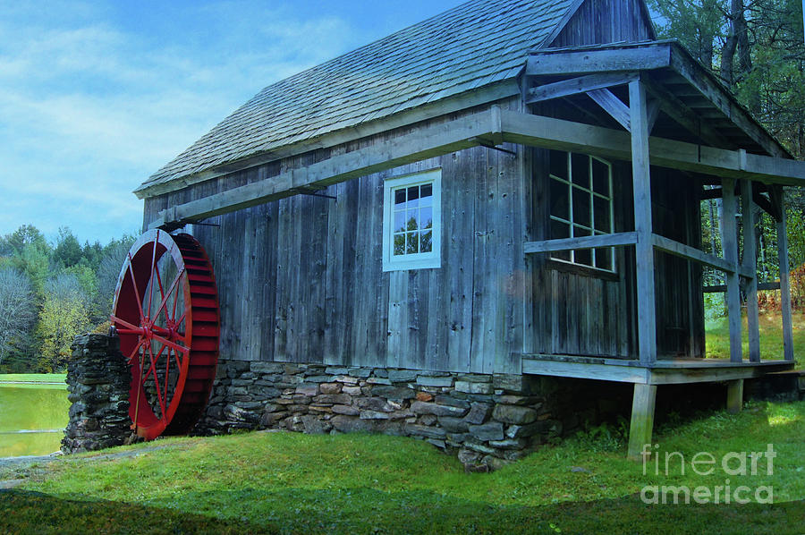 Waterwheel VT Photograph by Steve Speights