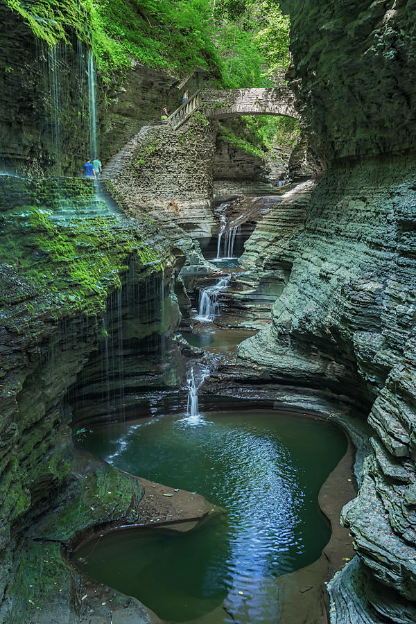 Watkins Glen State Park NY_DSC9650_16-HDR-16 Photograph by Greg Kluempers