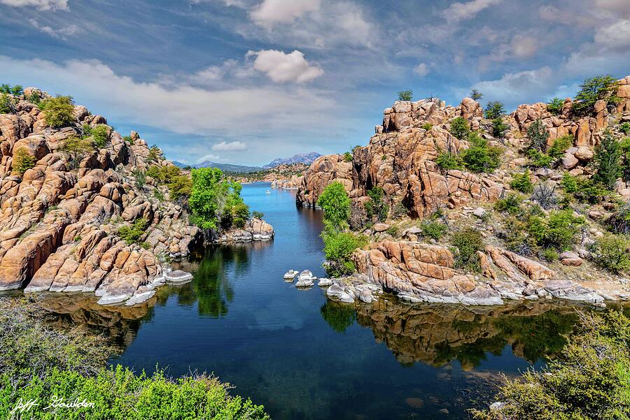 Watson Lake and the Granite Dells Photograph by Jeff Goulden