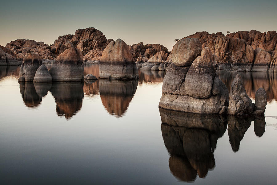 Nature Photograph - The Rocky World of Watson Lake, Arizona by Dave Wilson