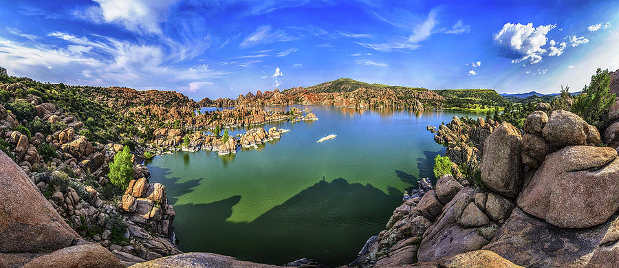 Mountain Photograph - Watson Lake, Prescott, Arizona by Don Schimmel