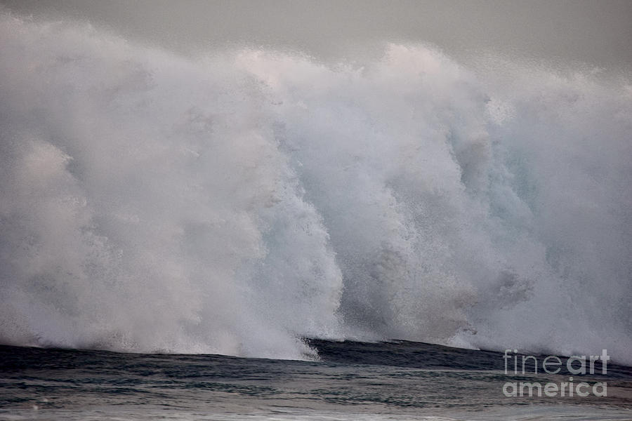 Polihale Crashing Waves Photograph by Debra Banks