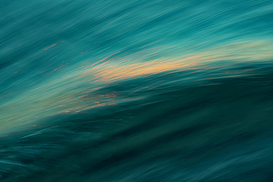 Wave Abstract  Photograph by Sven Brogren