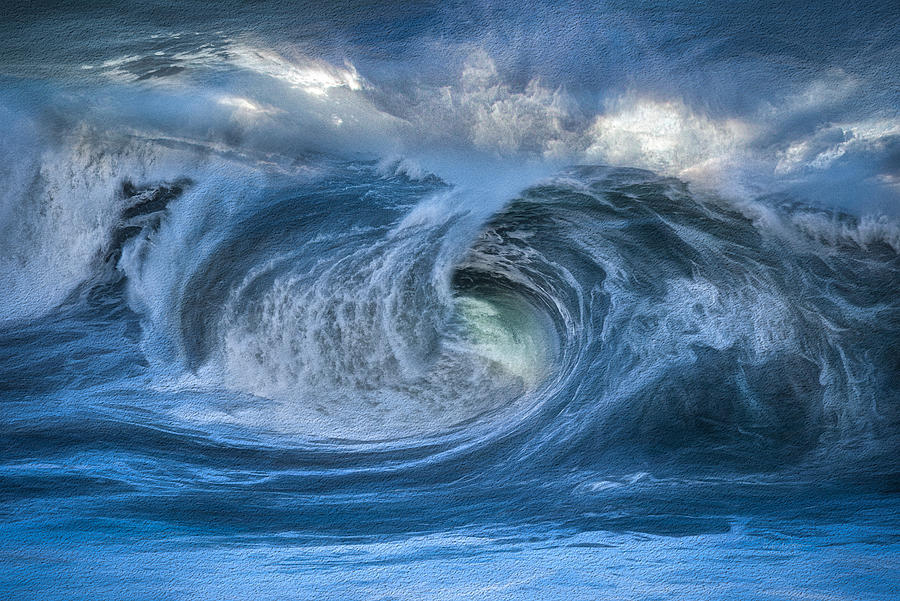Wave Art 24 Photograph by Bill Posner