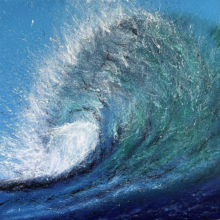 Wave Painting by Boots Quimby