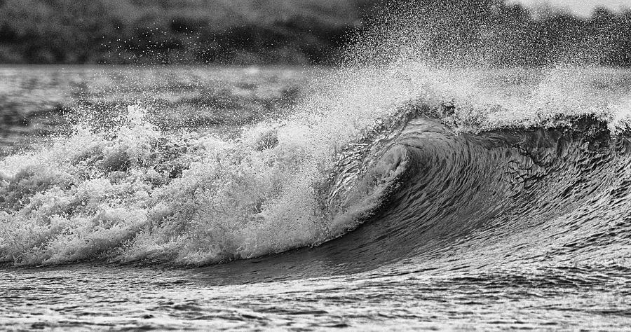 Wave Breakging in Beaufort Inlet Photograph by Bob Decker