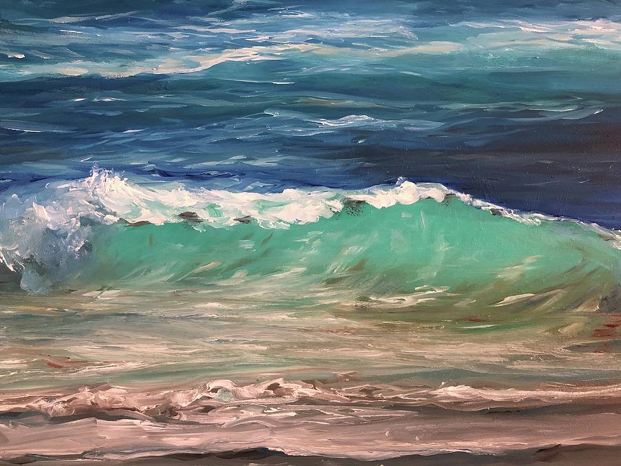 Wave dreams Painting by Michell Givens