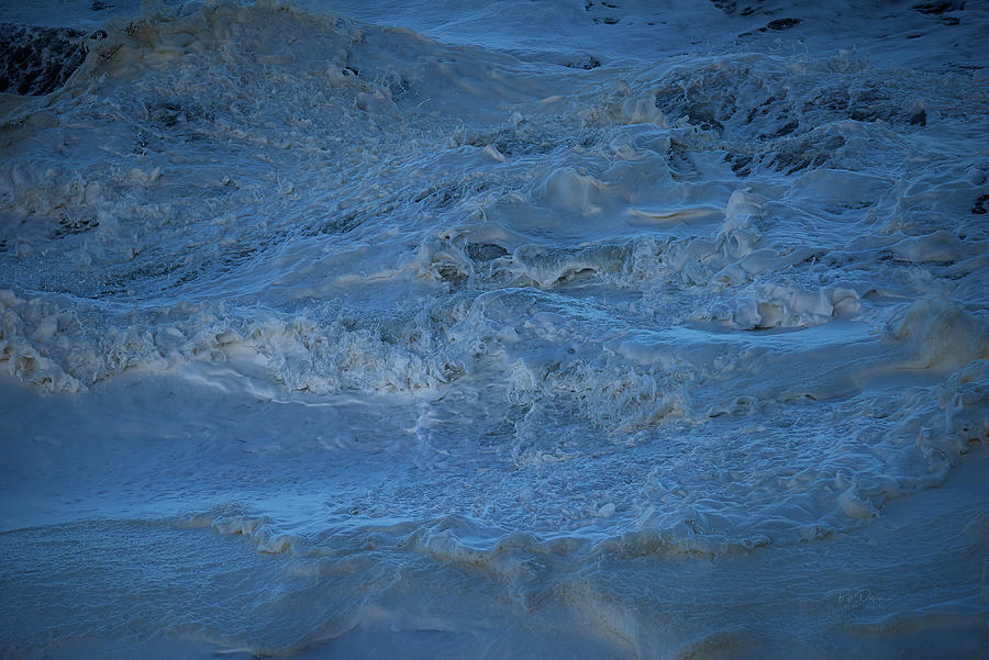Wave Foam Photograph by Bill Posner