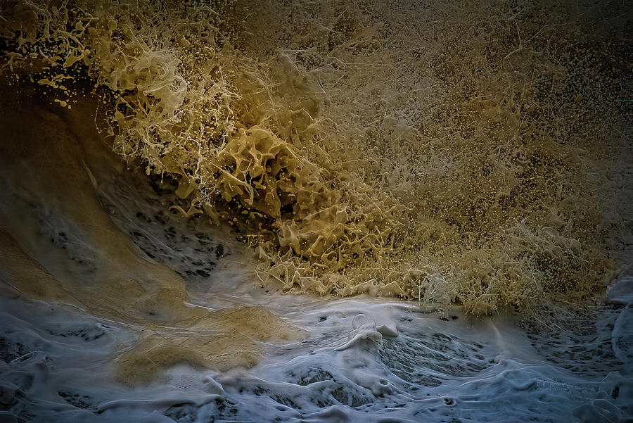 Wave Foam-mation Photograph by Bill Posner
