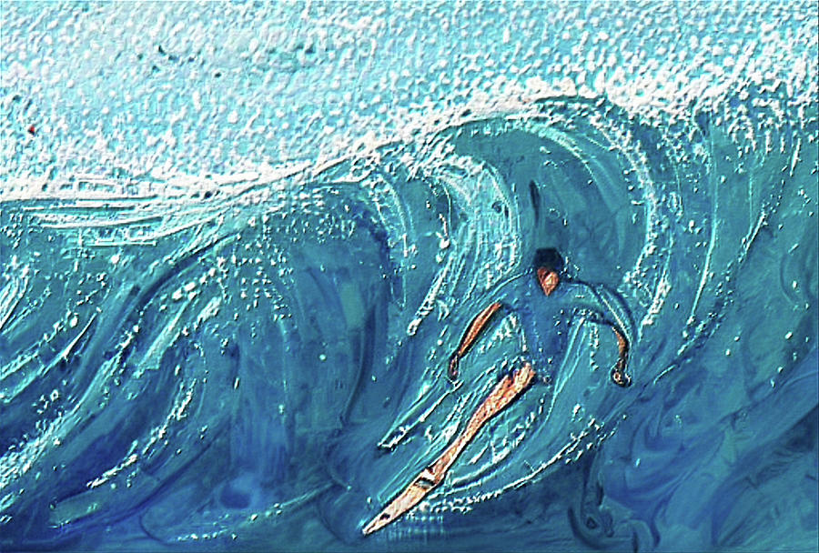Wave Master - Surfing Art  Painting by Lourry Legarde