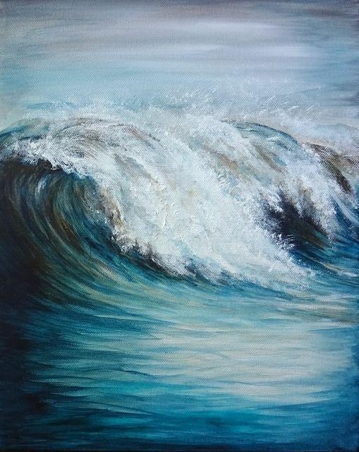 Wave Of Peace Painting By Michelle Pier