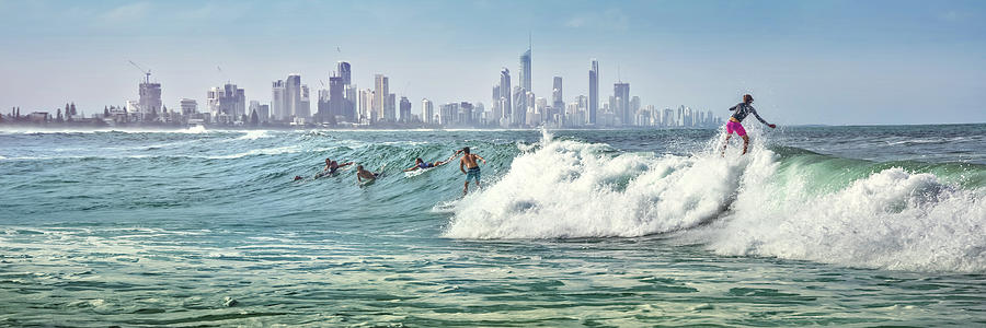 Surfing Photograph - Wave Walkers by Az Jackson