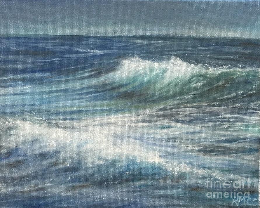 Wave Watch #7 Painting by Rose Mary Gates