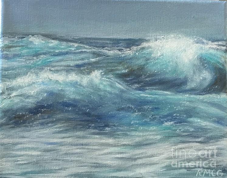 Wave Watch #4 Painting by Rose Mary Gates
