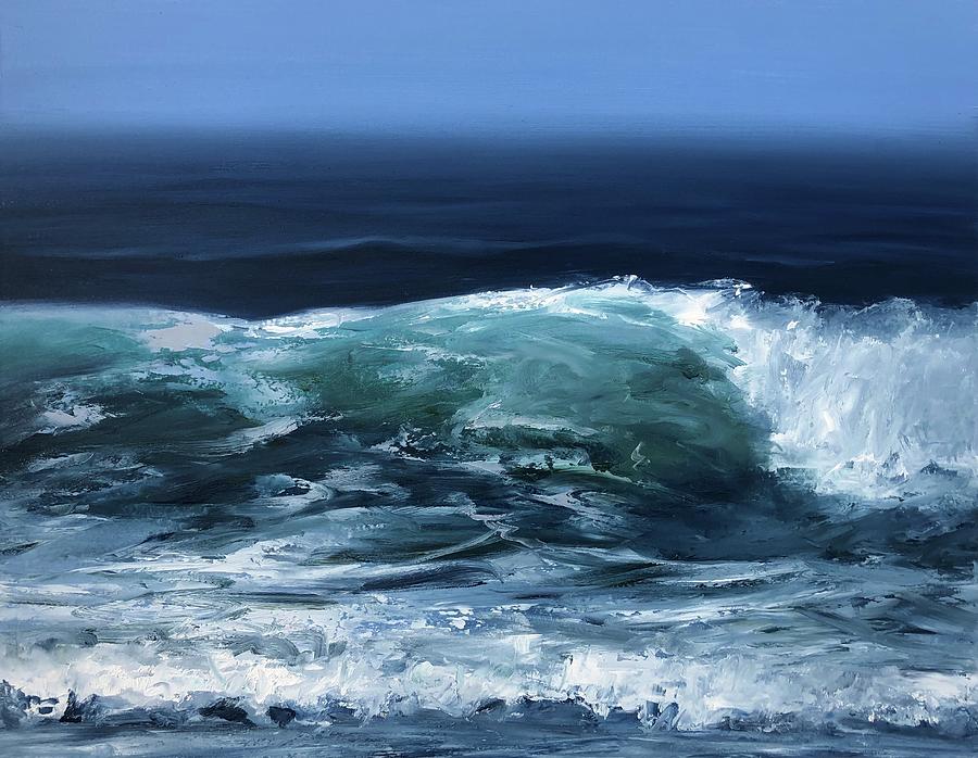 Wave Painting by Whitney Knapp Bowditch - Fine Art America