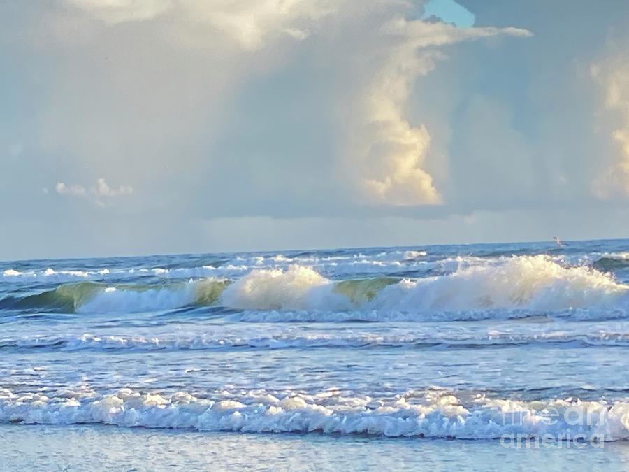 Beach Photograph - Waves 10-11-21 by Julianne Felton