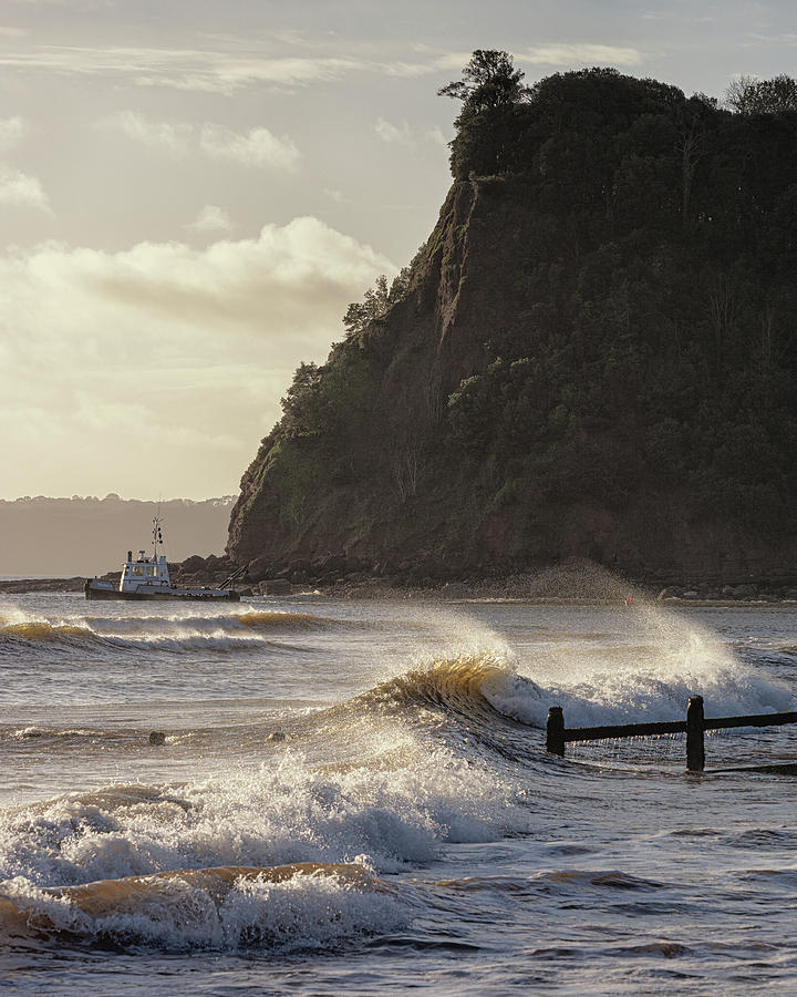 Wave Photograph - Waves 23-12-2019 by A J Paul Wave Photograph - Waves 23-12-2019 by A J Paul