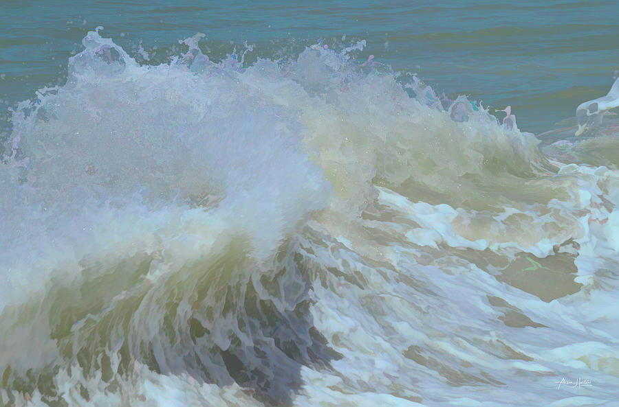 Waves 5 Photograph by Alison Belsan Horton