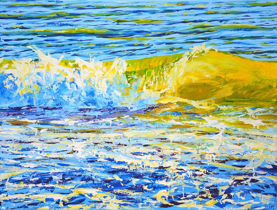 Waves 5. Painting by Iryna Kastsova
