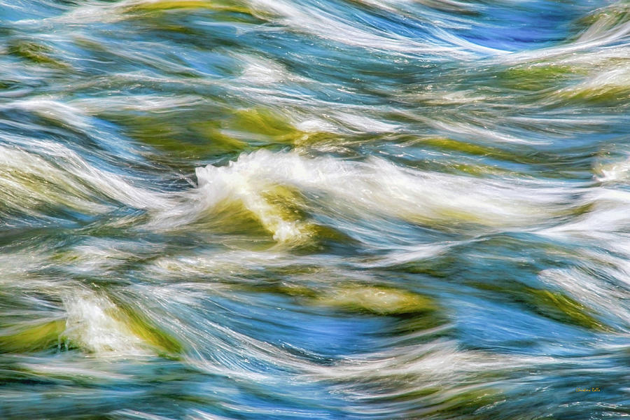 Waves Abstract Photograph by Christina Rollo