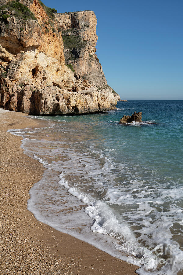 Waves And Rocks On The Mediterranean Coast Photograph
