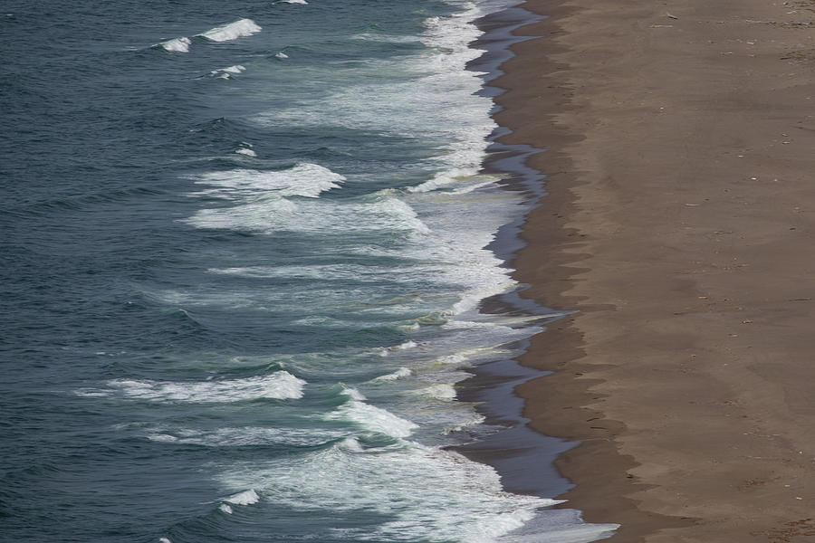 Waves and Sand Photograph by Denise Kopko