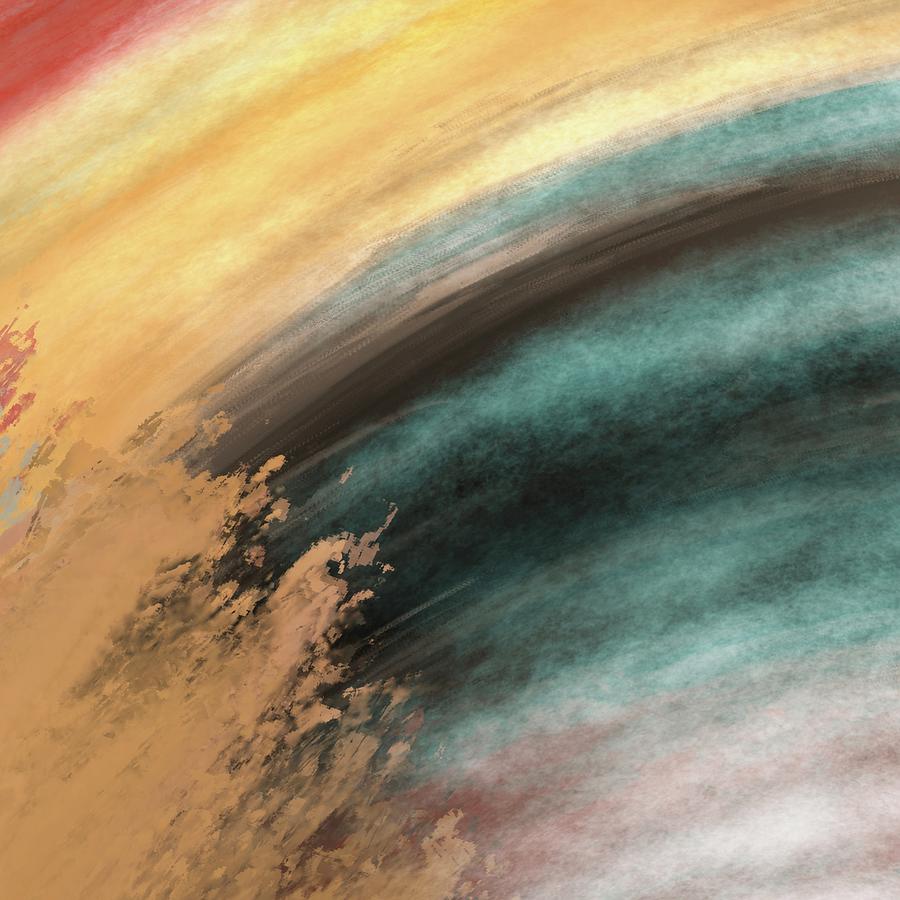 Waves at Dawn Digital Art by Ruth Harrigan Waves at Dawn Digital Art by Ruth Harrigan