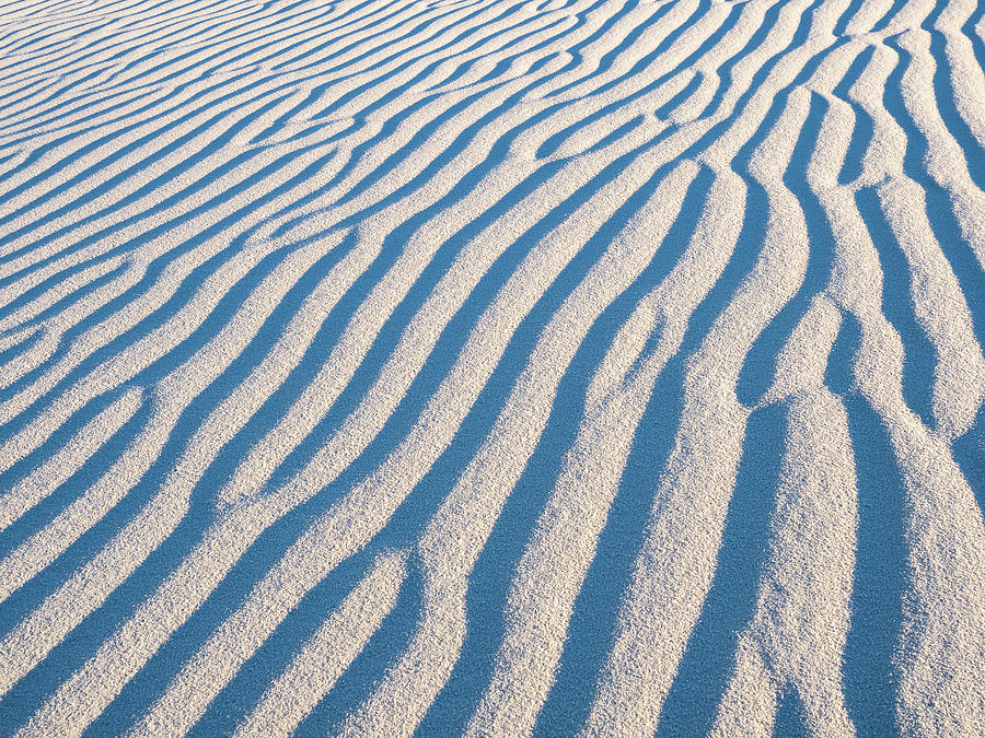 Waves at White Sands Photograph by Penny Meyers
