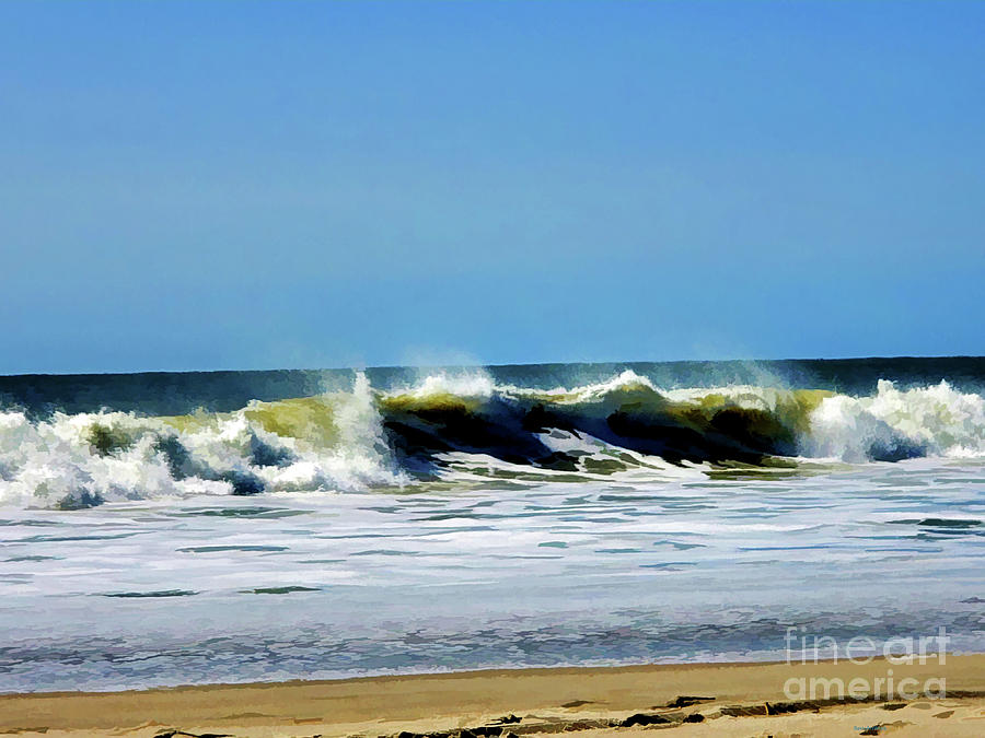 Waves Coming In Photograph by Roberta Byram