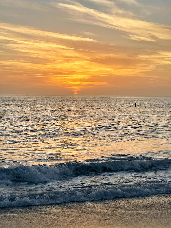 Waves During Sunset Photograph by Lyudmyla Melnyk - Fine Art America