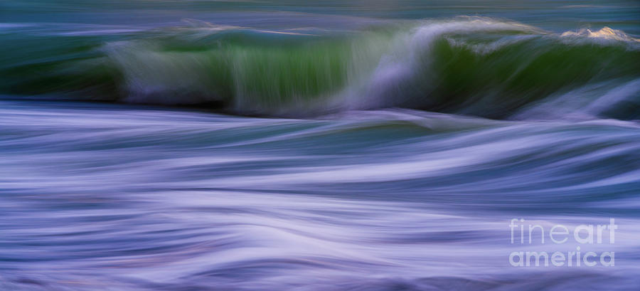 Waves Flow and Colors Photograph by Mike Reid