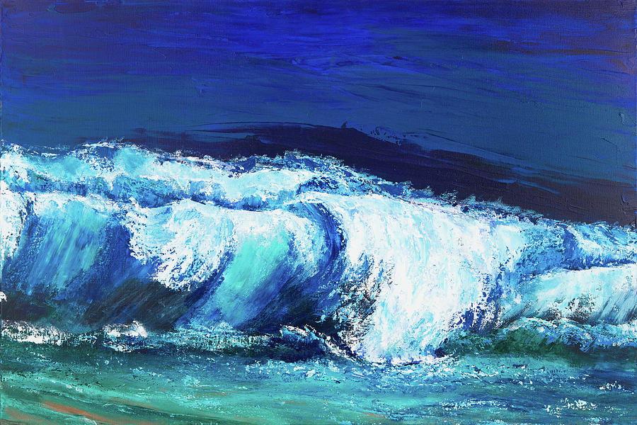 Waves Gone Wild 2 Painting by Wanda Pepin - Fine Art America