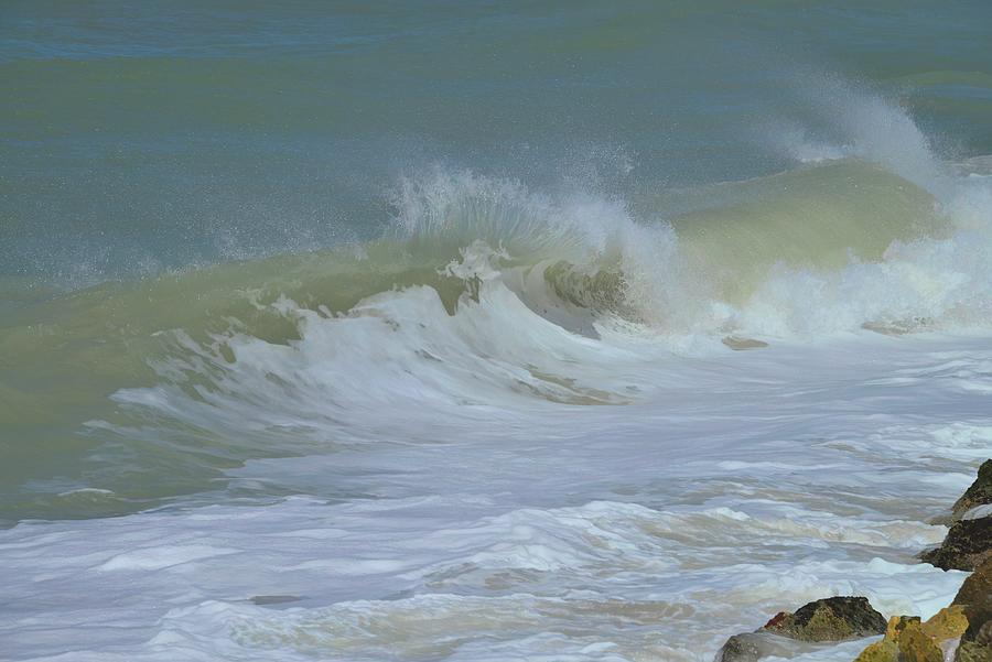 Waves I Photograph by Alison Belsan Horton