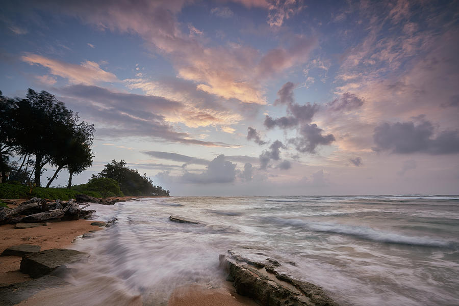 Waves in Kauai Photograph by Jon Glaser