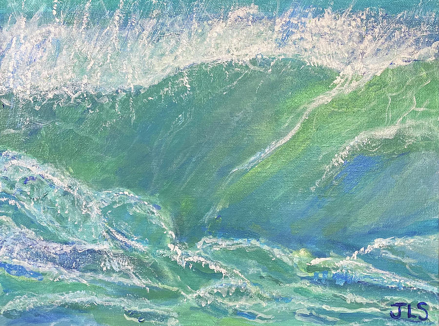 Waves Painting by Jane Sayers - Fine Art America