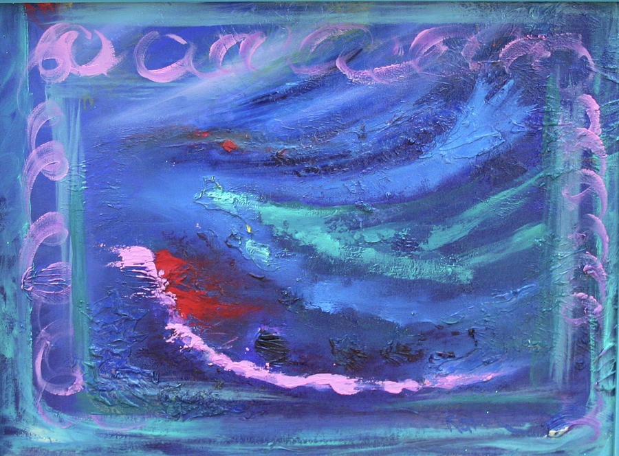Waves Painting by Karin Eisermann
