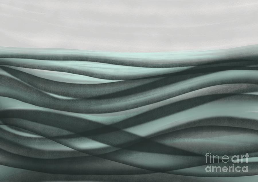 Waves Digital Art by Lidija Ivanek - SiLa