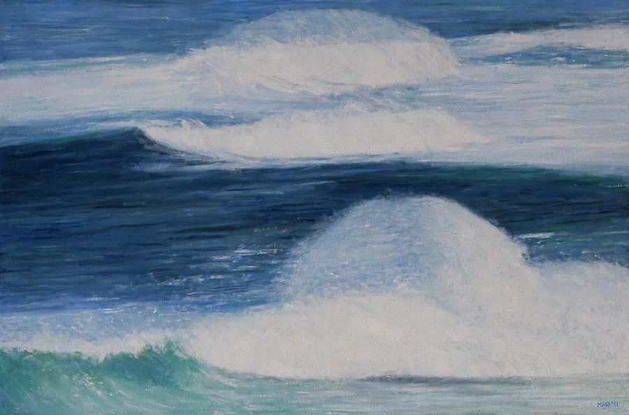 Waves Painting by Masami IIDA
