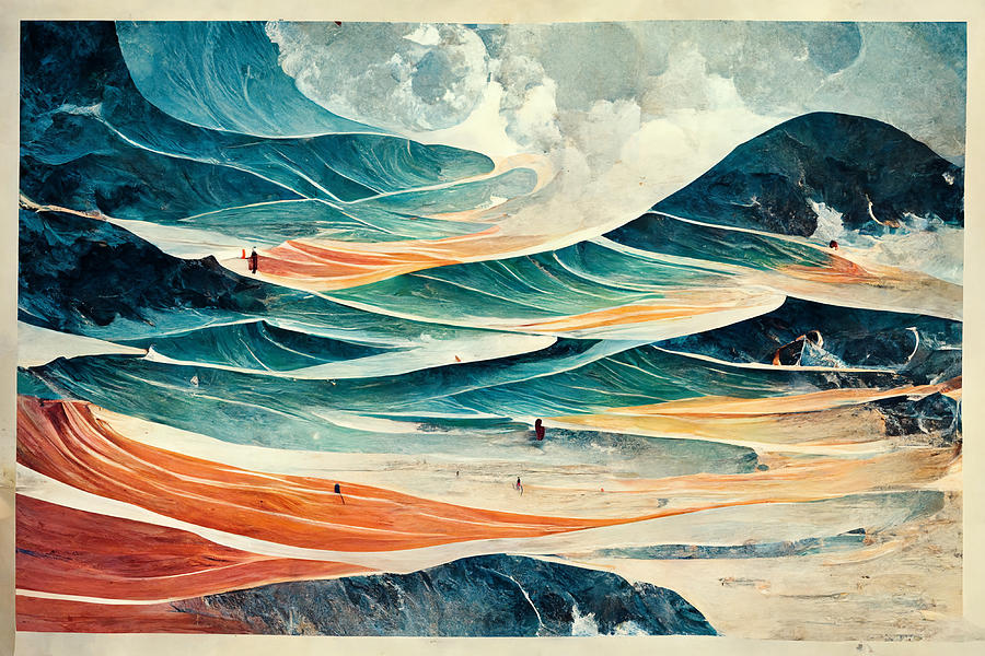 Waves of Dreams Digital Art by Anna Marten Miro