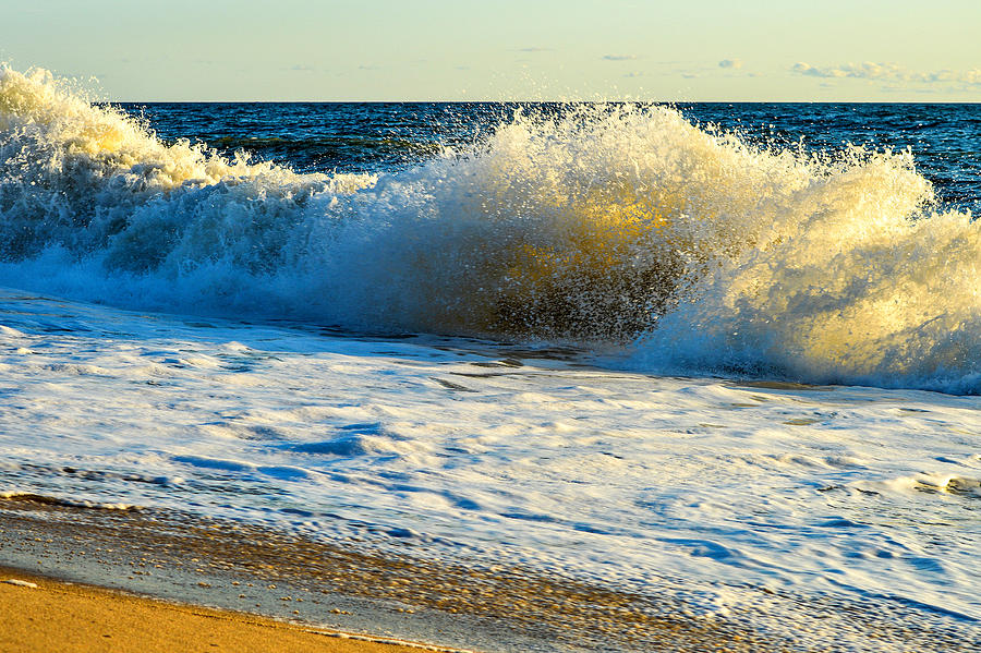 Waves of Gold - Nauset Light Beach Photograph by Dianne Cowen Cape Cod ...