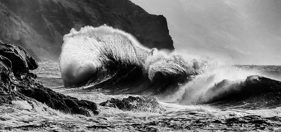 Waves of Kauai II Photograph by Jon Glaser