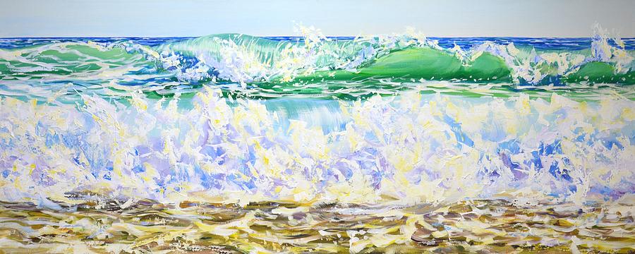 Waves of the ocean 3. Painting by Iryna Kastsova
