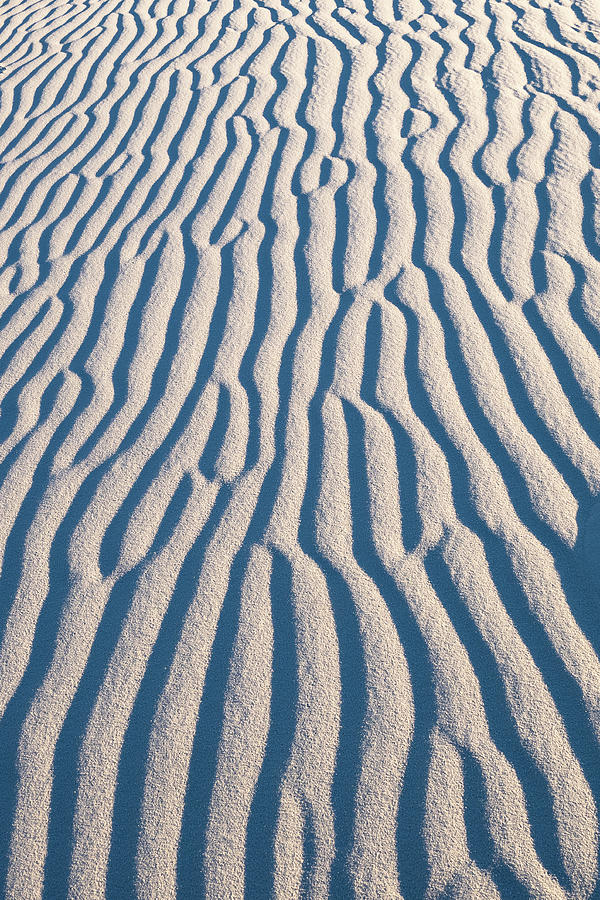 Waves of White Sand Photograph by Penny Meyers