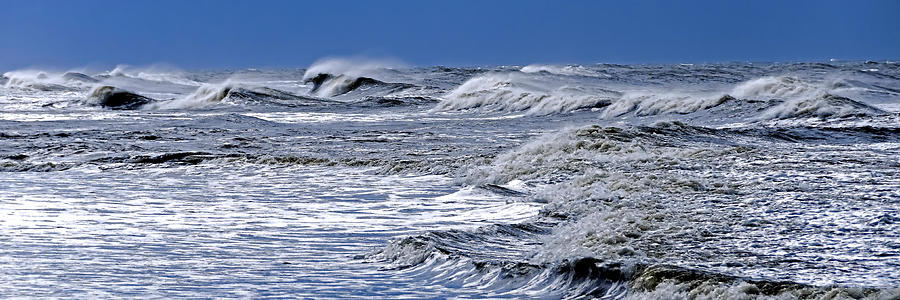 Waves off Sandfiddler Rd Corolla NC_01 Photograph by Greg Reed
