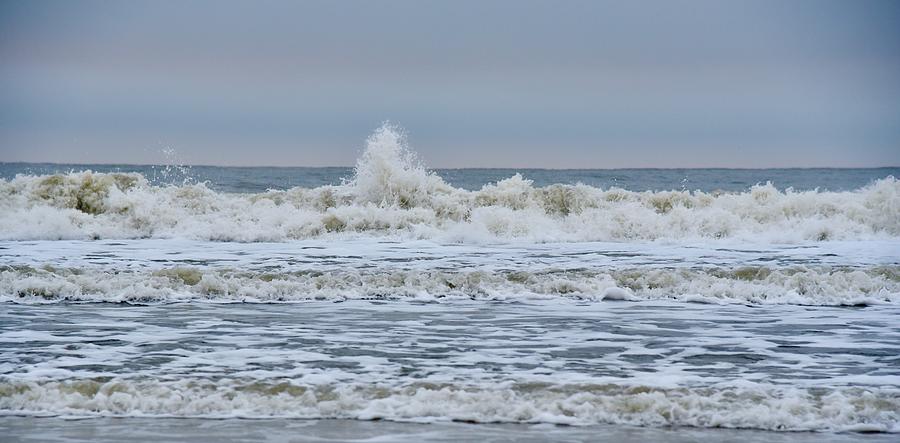 Waves On The Atlantic Ocean Photograph by Dennis Schmidt