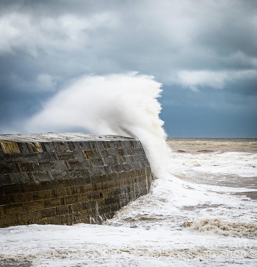 Waves over the Cobb Photograph by Colin Rayner
