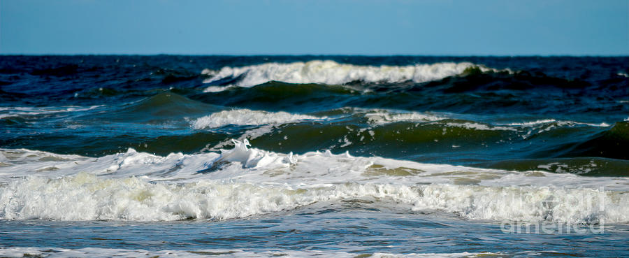 Waves Rolling In Photograph by Marie Dudek Brown