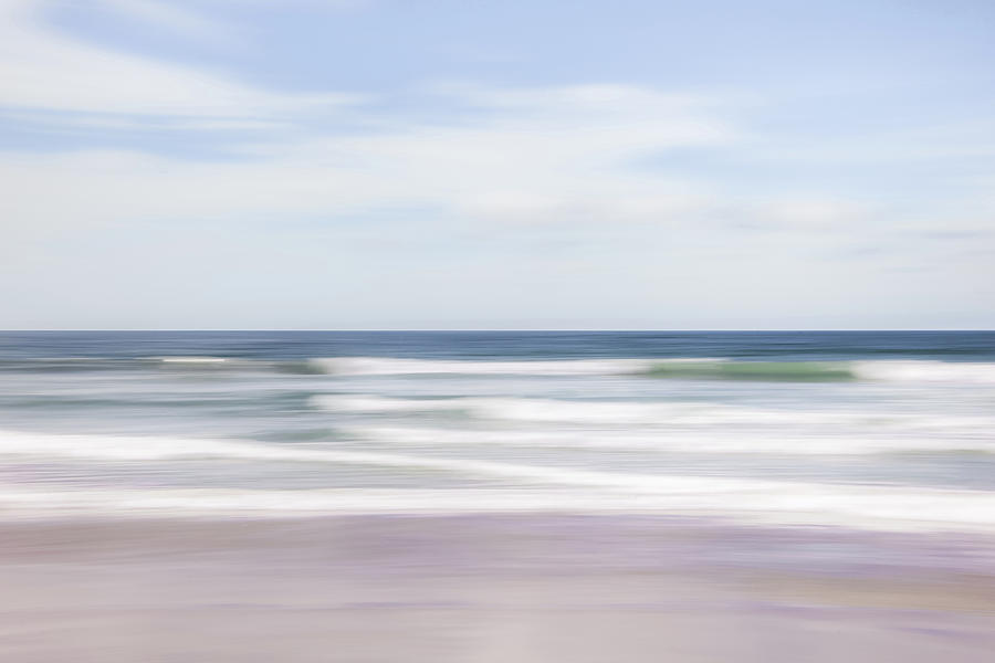 Waves Rush - Del Mar Photograph by Alexander Kunz